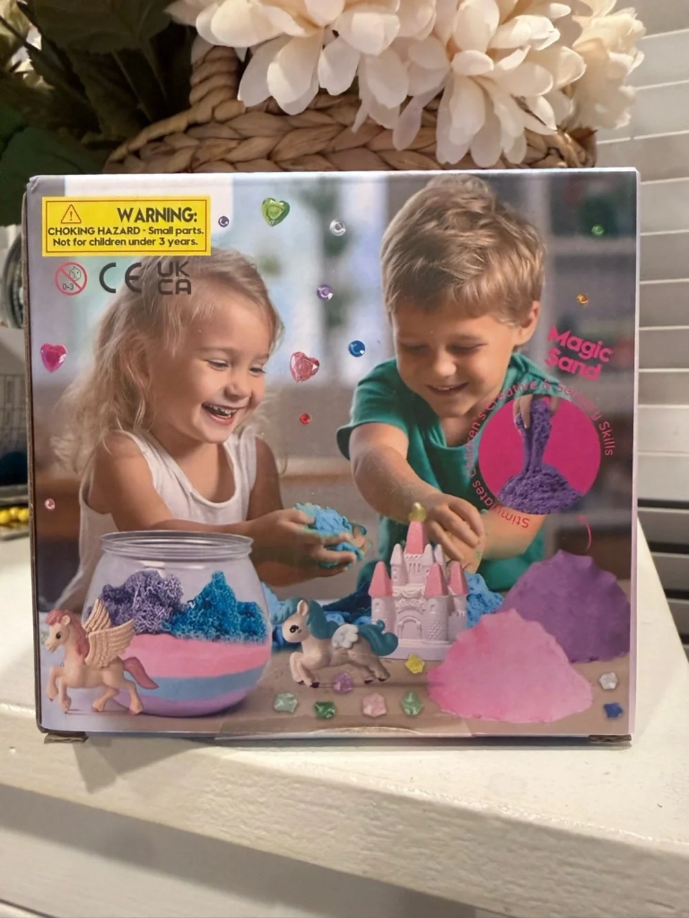 Light-Up Terrarium Kit for‎ Kids - Purple DIY Night Light Craft